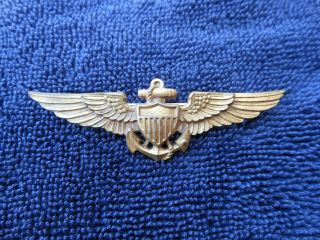 Wwii Us Navy Pilot Wing Old Amico Eagle And Shield Hallmark