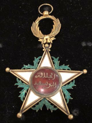 Morocco.  Republic,  Order Of Ouissam Alaouit Sharifian,  Grand Cross Set Of Insignia 8