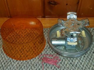 2 VTG DIETZ 7 - 11 & 7 - 40 AMBER EMERGENCY WARNING ROTATING REVOLVING BEACON LIGHTS 5