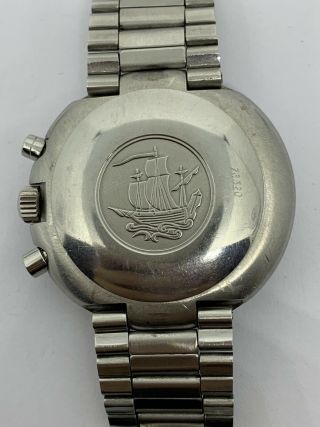 Vintage Tissot T12 Chronograph Stainless Watch cal Lemania 873 1970 ' s Mens 40505 4