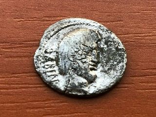 Titurius Sabinus 89 Bc Silver Denarius Tarpeia Buried Ancient Roman Coin