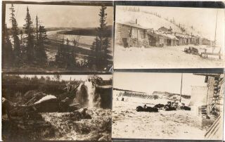 Vintage Alaska RPPC Real Photo Postcard Eureka Roadhouse Manley Hot Spring Cards 5