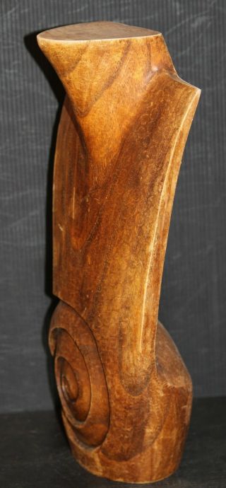 STORE COUNTER FEMALE WOOD TORSO mannequin statue sculpture ART DECO VINTAGE OLD 7