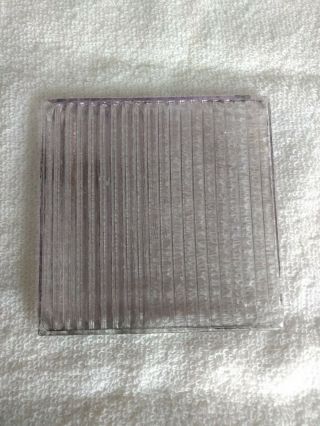 Luxfer Purple Tint Glass Tile With Saw Design Frank Lloyd 2