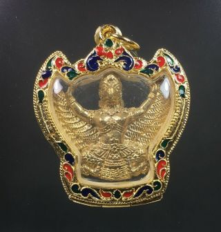 Garuda Phaya Krut Lp Mhun Thai Amulet Rich Wealth Good Business