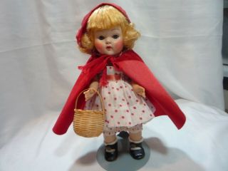 vintage vogue strung ginny doll red riding hood rare beauty - ginny doll {look} 9