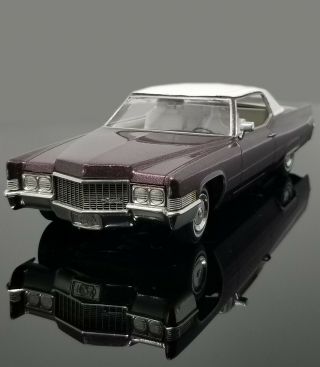 1970 Cadillac Coupe Deville Johan Promo Detailed 1/25 Scale