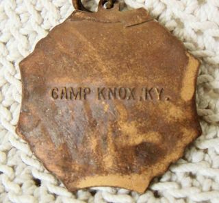 1927 CMTC Citizens Military Training Camp Medal 5th Corps Area Camp Knox KY 3