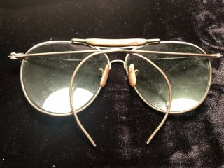 World War II Aviatora Sun Glasses And Case 4