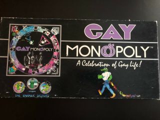 Gay Monopoly A Celebration Of Gay Life Board Game Vintage 1983 Parker Sisters