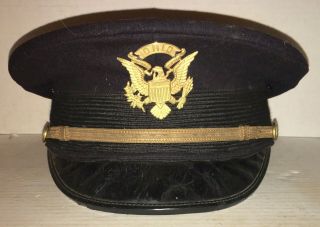 Antique Ohio Cadet Hat Us Army Circa 1930 Lilley - Ames Co Columbus Rotc Osu
