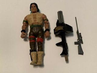 Chief From Rambo 1987 Figure Series 2 Vintage With Weapons - Rare