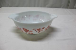 Pyrex Pink Gooseberry Cinderella Nesting Mixing Bowls Vintage Set of 4 4