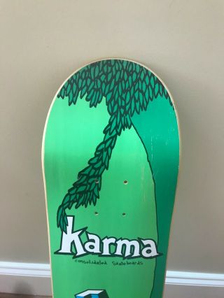 Vintage Karma Tsocheff Consolidated Skateboard Deck Giving Tree 2000 2