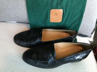 Vintage Polo Ralph Lauren Alligator Croc Shoes Loafers Mens M 3028 S 10 D Rlx