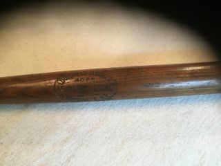 Vintage Louisville Slugger J.  F.  Hillerich & Son Co 40 F.  B.  Frank Baker Bat 10