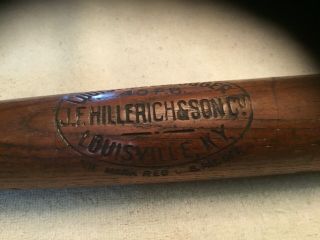 Vintage Louisville Slugger J.  F.  Hillerich & Son Co 40 F.  B.  Frank Baker Bat 2