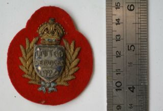 British Military United Services Shooting Competition Badge From 1929