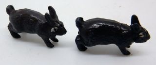 Antique / Vintage English Lead Bunny / Rabbit / Hare Figures England