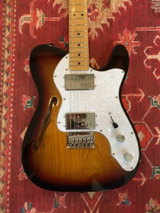 Squier Vintage Modified ‘72 Thinline Telecaster Semi - Hollow Electric Guitar