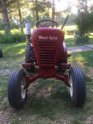 Vintage Antique 1962 Wheel Horse Garden Tractor Model 702 8