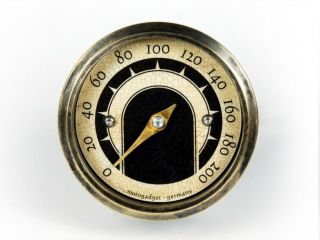 MOTOGADGET Motoscope Tiny Vintage Speedometer Brass MG5001015 3