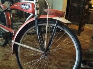 1952 VINTAGE J C HIGGINS BICYCLE MANIFOLD TANKER 8