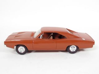 Vintage Mcp 1968 Dodge Charger R/t 1/25 Dealer Promo Model Car Orange