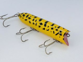Heddon Lucky 13 Ycd Yellow Coachdog Vintage Lure Rare Color Wow