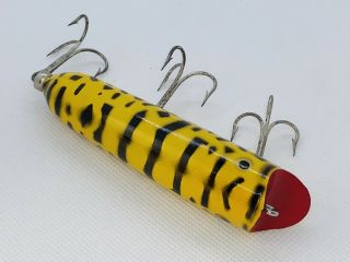 Heddon Lucky 13 YCD Yellow Coachdog Vintage Lure Rare Color WOW 3