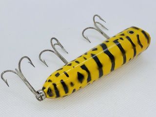 Heddon Lucky 13 YCD Yellow Coachdog Vintage Lure Rare Color WOW 5
