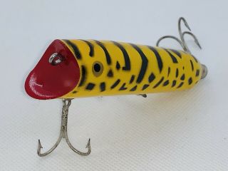 Heddon Lucky 13 YCD Yellow Coachdog Vintage Lure Rare Color WOW 6