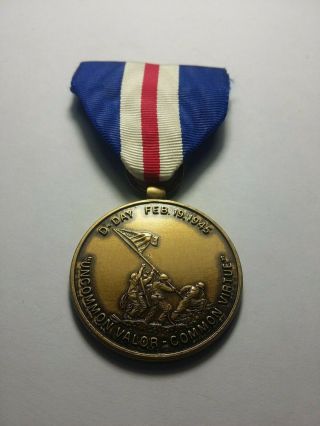 Ww2 Iwo Jima Veterans Medal 47 Of 6821 Tony Muscarella Usmc
