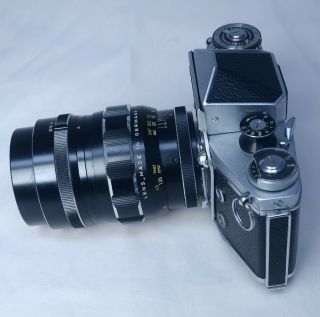 Vintage EXAKTA VX1000 SLR Camera ISCO Gottingen 135mm f/2.  8 TELE Iscaron Lens 3