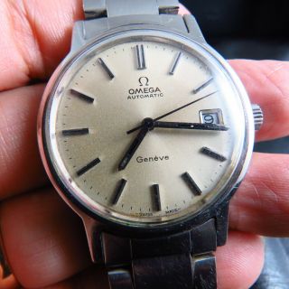 Vintage Swiss Made Omega Geneva Automatic Men Watch