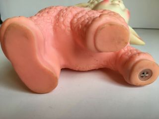 Vintage Sun Rubber Pink Lamb Baby Sheep Squeaky Squeaker Toy 4