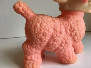 Vintage Sun Rubber Pink Lamb Baby Sheep Squeaky Squeaker Toy 5