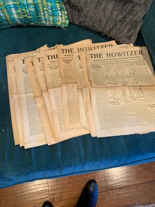 Vintage The Howitzer Newspaper 1919