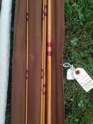 Vintage H.  L.  Leonard bamboo Salmon fly rod - 12 ' 5