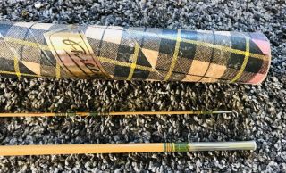 , vintage PHILLIPSON MASTER G - MF70 fiberglass fly rod W/Tube 5