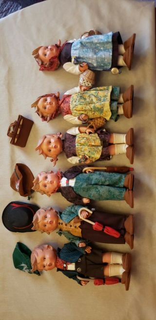 Vintage Goebel Hummel Dolls (models2920 65k,  292041k,  292096k,  2921 02k &2920 34k