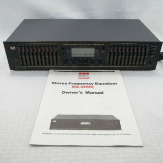 Bsr Eq - 3000 Vintage 10 - Band Stereo Frequency Equalizer & Vfd Spectrum Analyzer