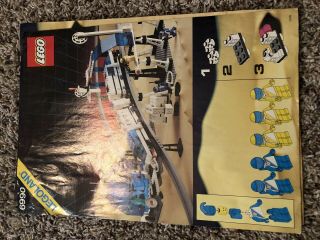 Vintage 1987 Lego Classic Monorail Transport System 6990 100,  box,  instructions 5