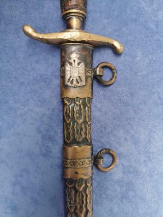 SERBIA - YUGOSLAVIA: KINGDOM OF YUGOSLAVIA ARMY DAGGER M39 3