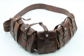 Wwii Era Swedish K96 Mauser Bandoleer Belt Original/nice - Nr 6220