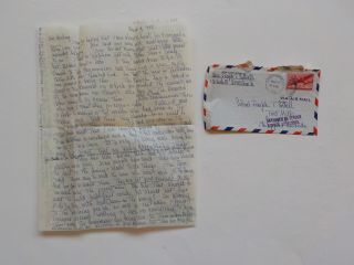 Wwii Letter 1942 Thank God For Safety Ft Mills Philippine Islands Corregidor Ww2