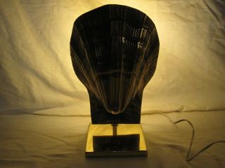Brass Scallop Shell Lamp Mid Century Modern Hollywood Regency Vintage Chapman