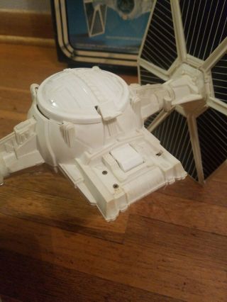 Vintage 1977 Star Wars Tie Fighter.  W/ Orginal Box And Cardboard Insert. 4