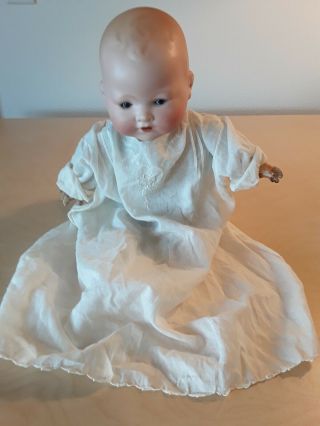 Rare Antique Am Germany Armand Marseille Dream Baby Bisque Doll 15 " Cloth Body