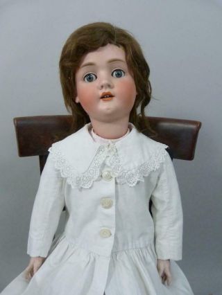 Huge 38 inch Schoenau Hoffmeister 1906 18 antique doll with period clothes 2
